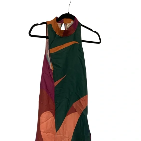 - Anthropologie X FARM RIO Halter Maxi Dress *-2 - Picture 6 of 11